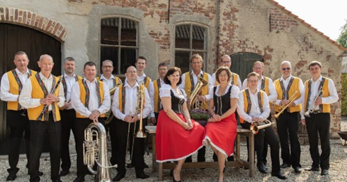 Gratis koffieconcert Blaaskapel Freunde Echo in Oploo