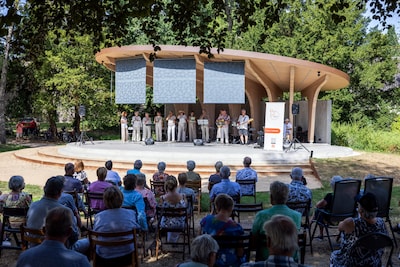Vrijwilligers houden kioskconcerten in Veghel levend met gratis optredens, donaties en veel liefde: 