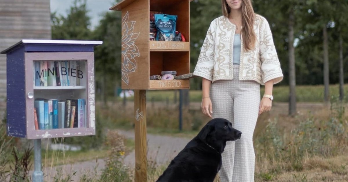 Laura bouwde een dog library: ‘Ik ben gevoelig voor kneuterige dingen’