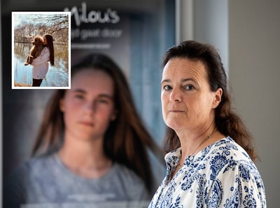 Dochter Milou (17) koos voor euthanasie toen het ‘monster in haar hoofd’ niet wegging: ‘We werden gezien als ouders die hun kind de dood in hadden gejaagd’