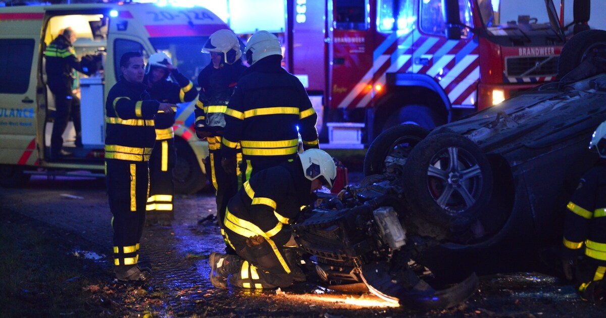 Mannen uit Eersel, Bladel en Eindhoven botsen na achtervolging tegen boom in Galder