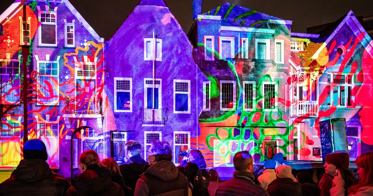 Lichtinstallatie toont toekomstvisie van Eindhovenaren tijdens Glow ...