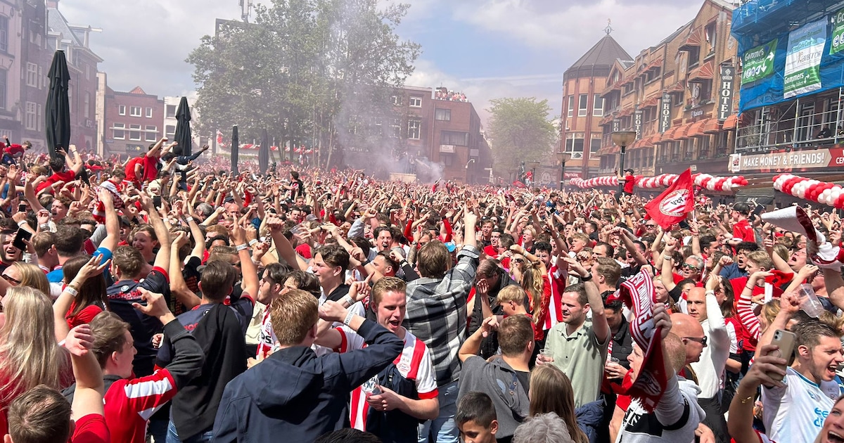 Was het ooit eerder zo druk? Ongekende vreugde golft door de stad ...