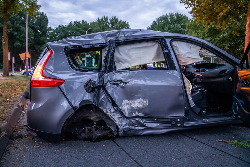 Beide auto’s zijn gesleept.