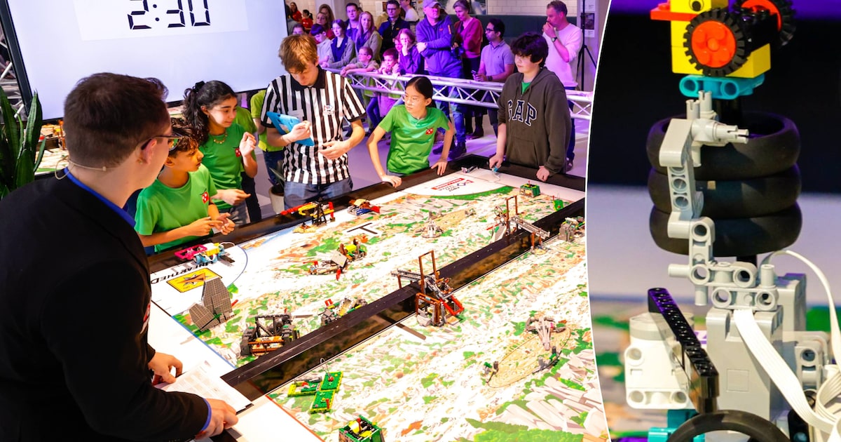 Van een metershoge Lego-pop tot een archeologische wasstraat: deze kinderen bouwen het met Lego