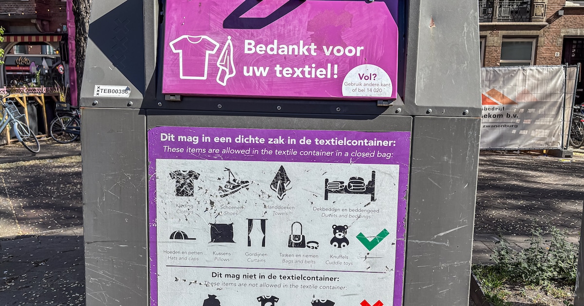 Nuenen krijgt nieuwe textielcontainers: twee inzamellocaties verdwijnen