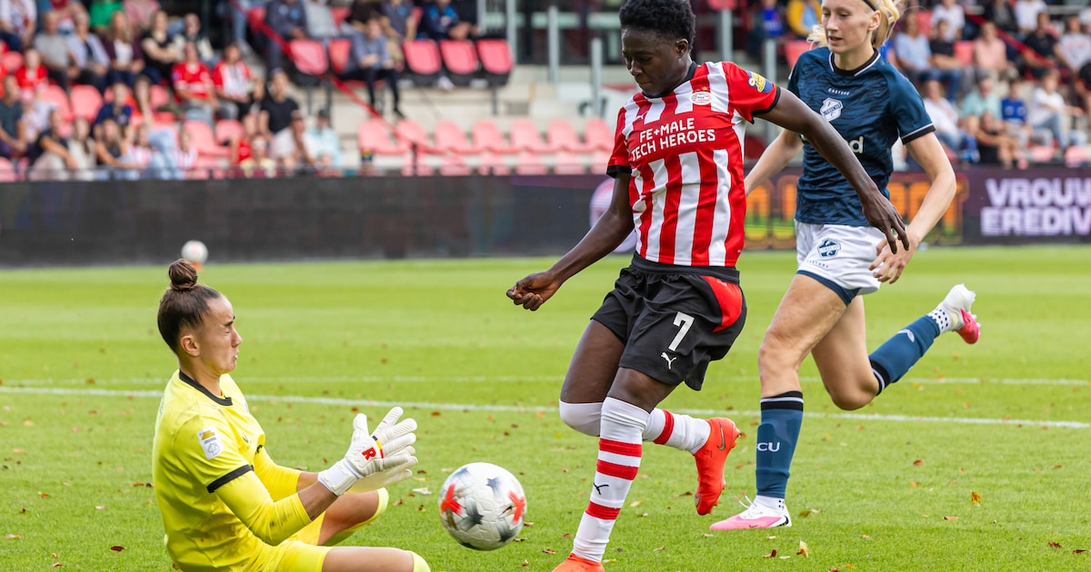 Regerend landskampioen PSV Vrouwen loopt onverwacht averij op: ‘Het was niet best vandaag’