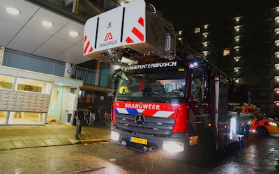 Brand in appartement van flatwoning in Hintham