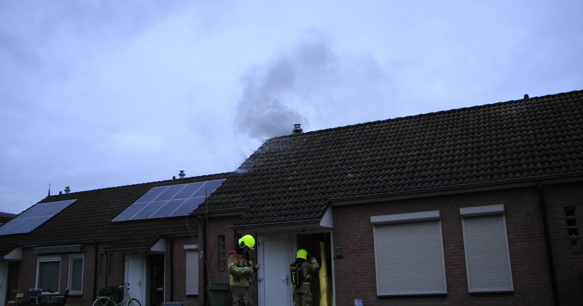 Brand in huis aan Charitashof in Weert