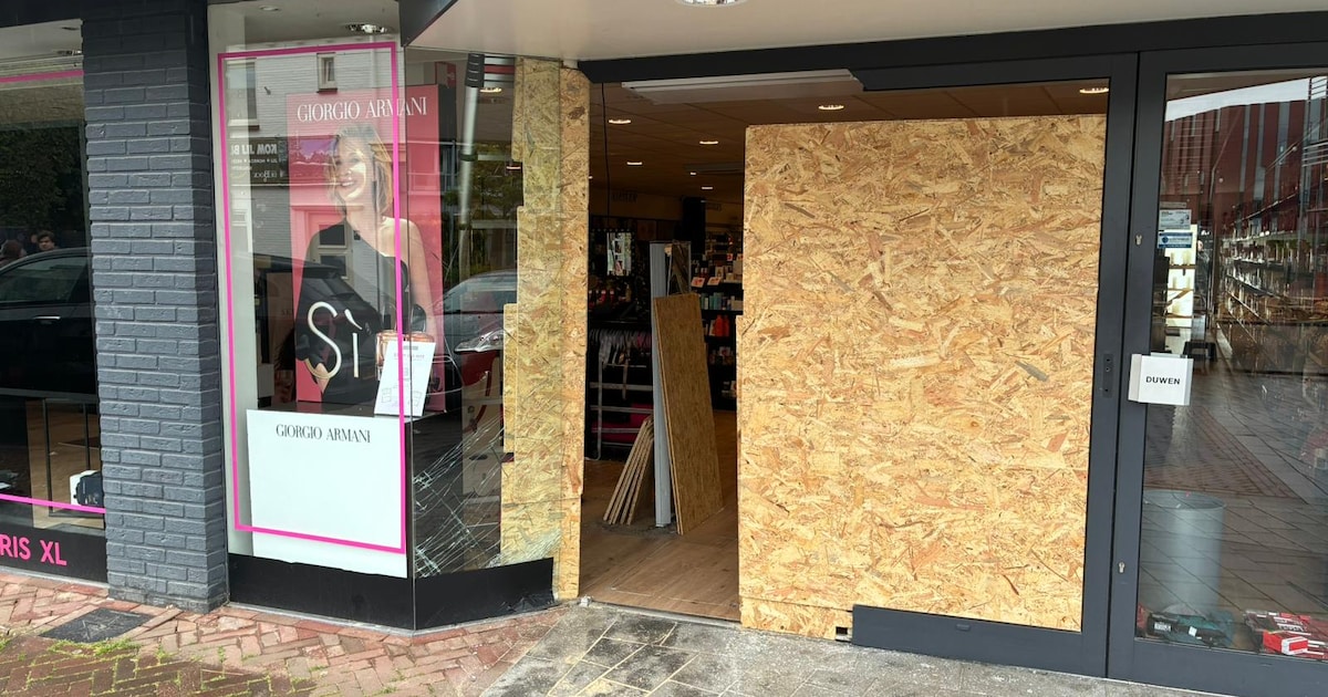 Ramkraak parfumerie zorgt voor zeker 15.000 euro aan schade