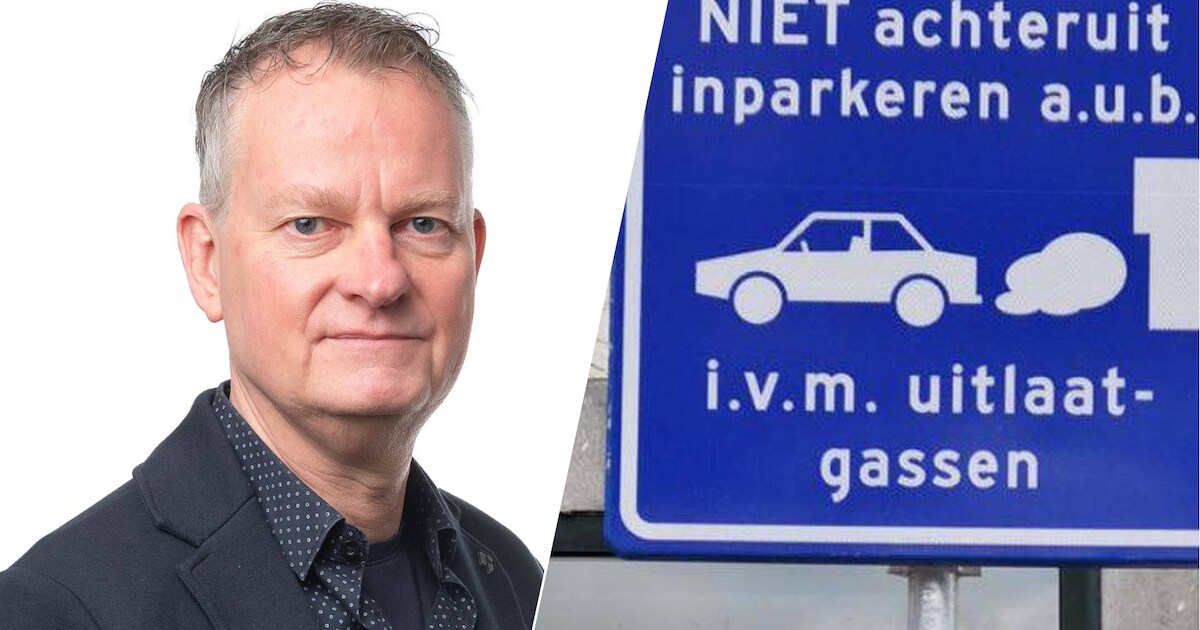 Niet achteruit inparkeren vanwege uitlaatgassen krijg je een bekeuring als je het toch doet