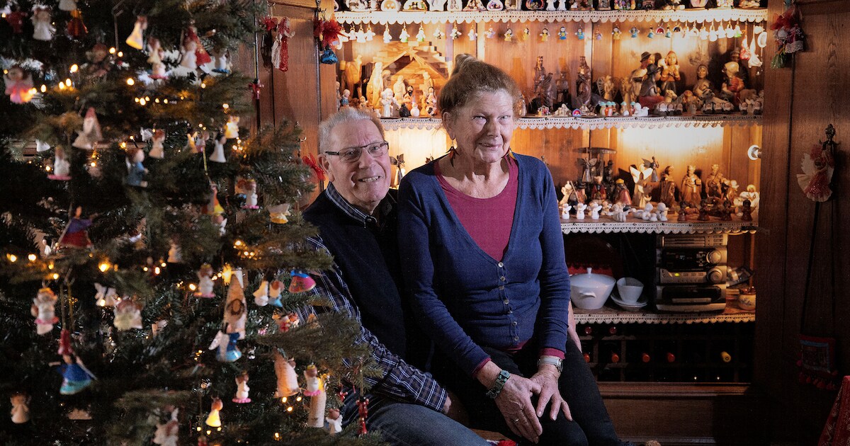 Weer kerstmarkt thuis bij Sienie Scheffers in Riethoven