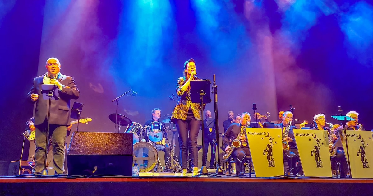 Fanfare EMOS en Bigband Nightshift spelen samen in Borkel