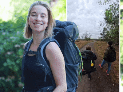 Roos (24) klopt elke dag bij vreemden aan voor een slaapplek: ‘Overal blijken mensen verrassend lief