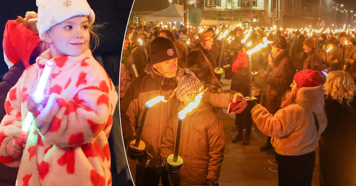 Eindhoven trotseert de kou: warme verbondenheid brengt de Fakkeltocht weer tot leven