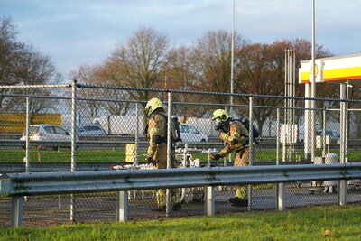 Tankstation langs A58 bij Gilze korte tijd dicht vanwege melding over gaslek