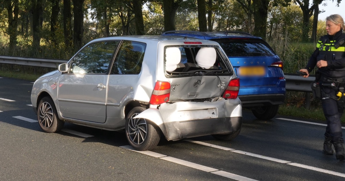 Drie auto’s beschadigd bij kop-staartbotsing in Lierop
