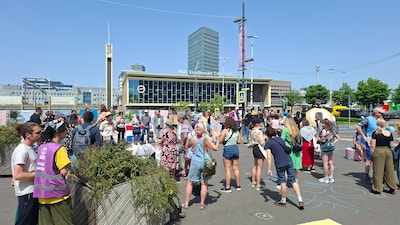 Steun voor asielzoekers in hartje Eindhoven als reactie op aankondiging anti-azc-demonstratie