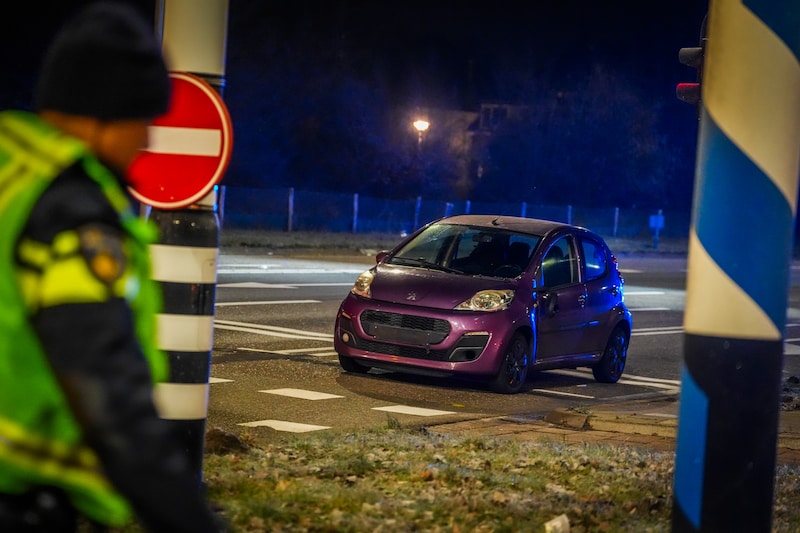 De automobiliste meldde zich enige tijd na het ongeval bij de politie.