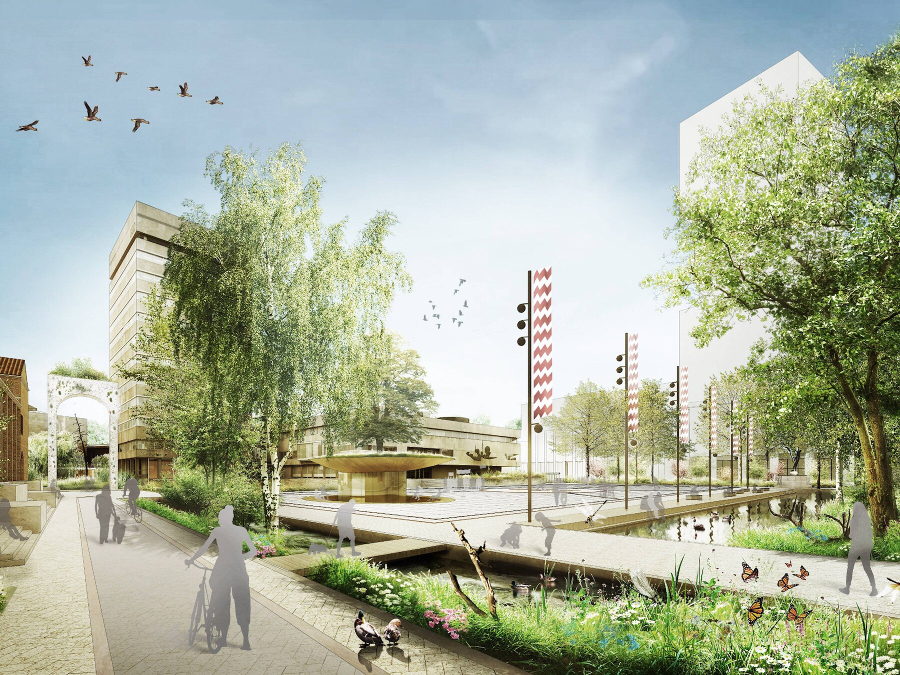 Eindhoven kiest voor groen Stadhuisplein met park op hoogte, prijskaartje van 66 miljoen euro