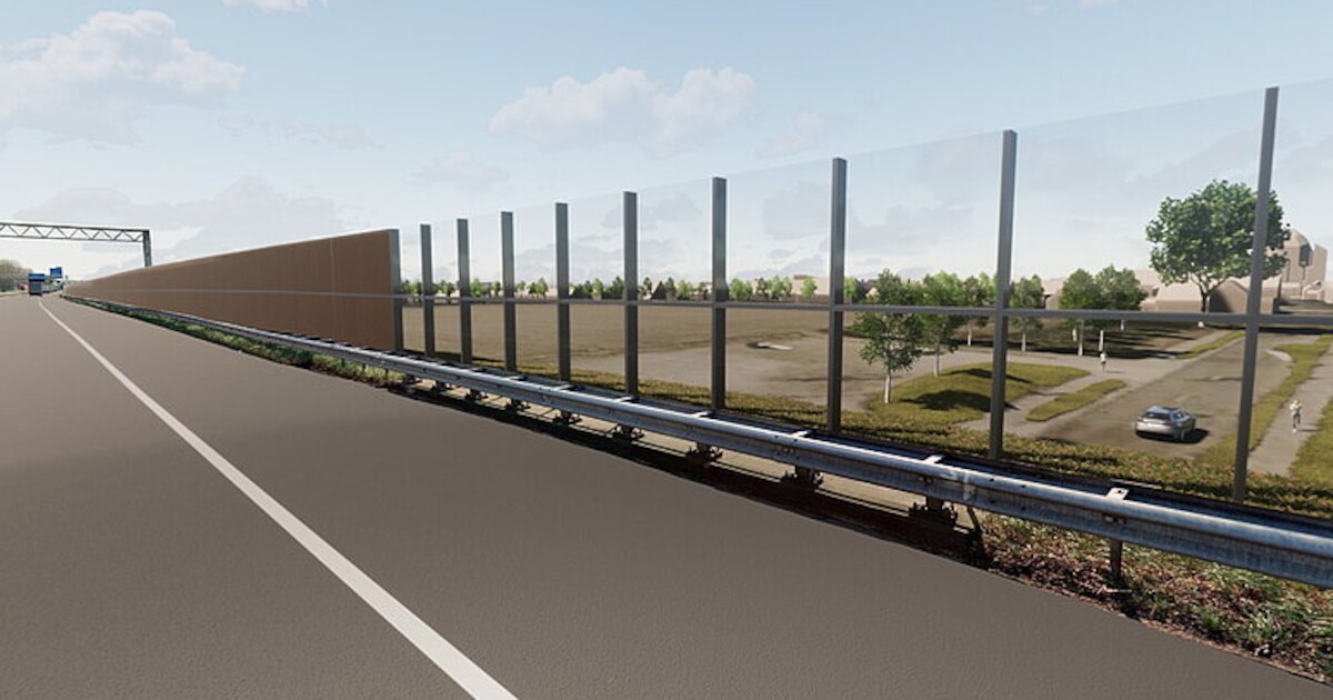 Voorbereidende werkzaamheden geluidscherm A67 in Someren starten dit weekend