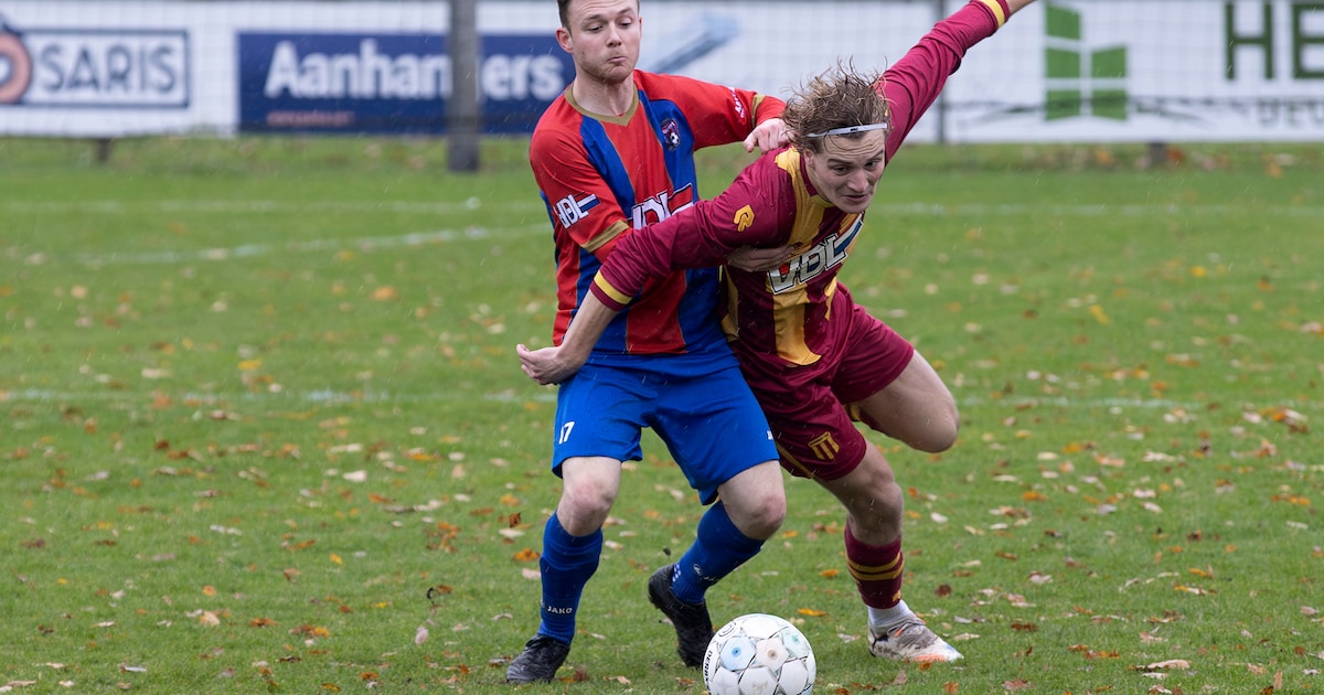 Hapert draait dankzij 17-jarige debutant Jurre derbystrijd totaal om: ‘Twee totaal verschillende hel
