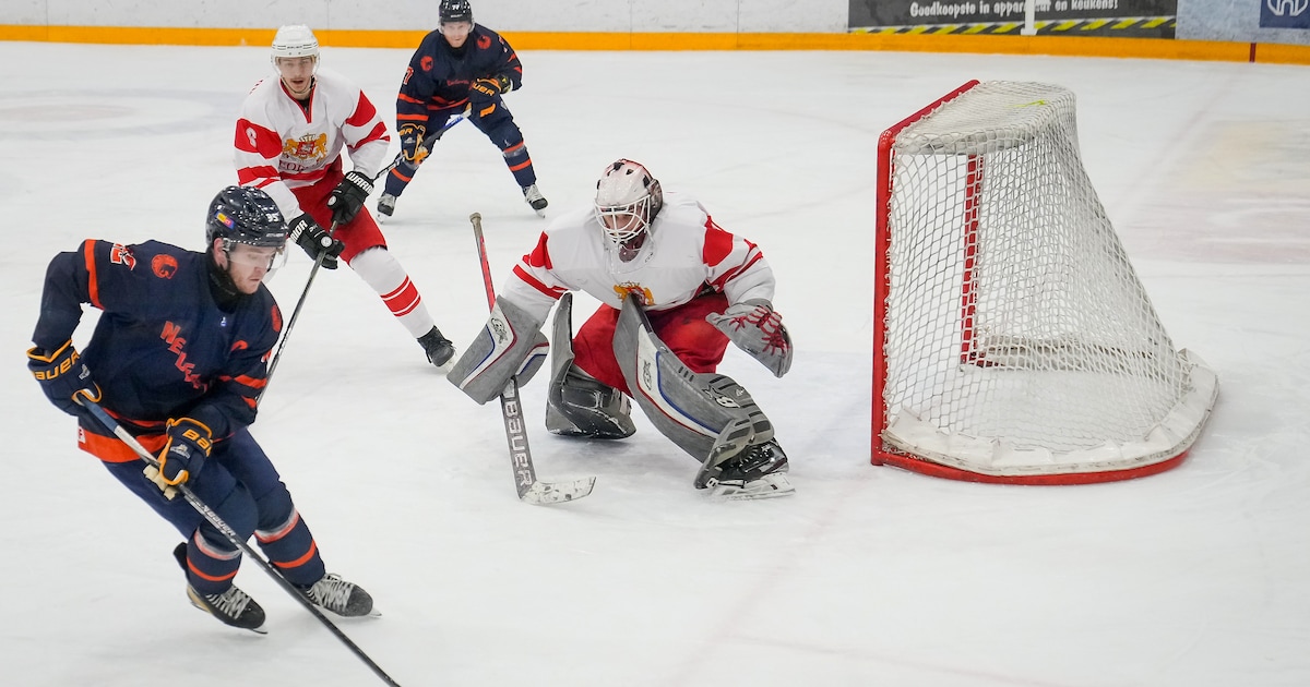 Jeugdig Nederlands ijshockeyteam krijgt meteen een forse dreun op WK in China
