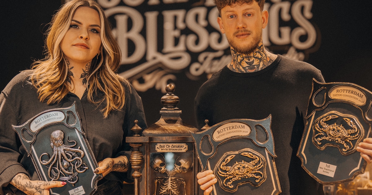 Voor ’n tattoo van Jeroen komen ze van over de hele wereld: ‘2026 zit al vol en 2027 gaat hard’