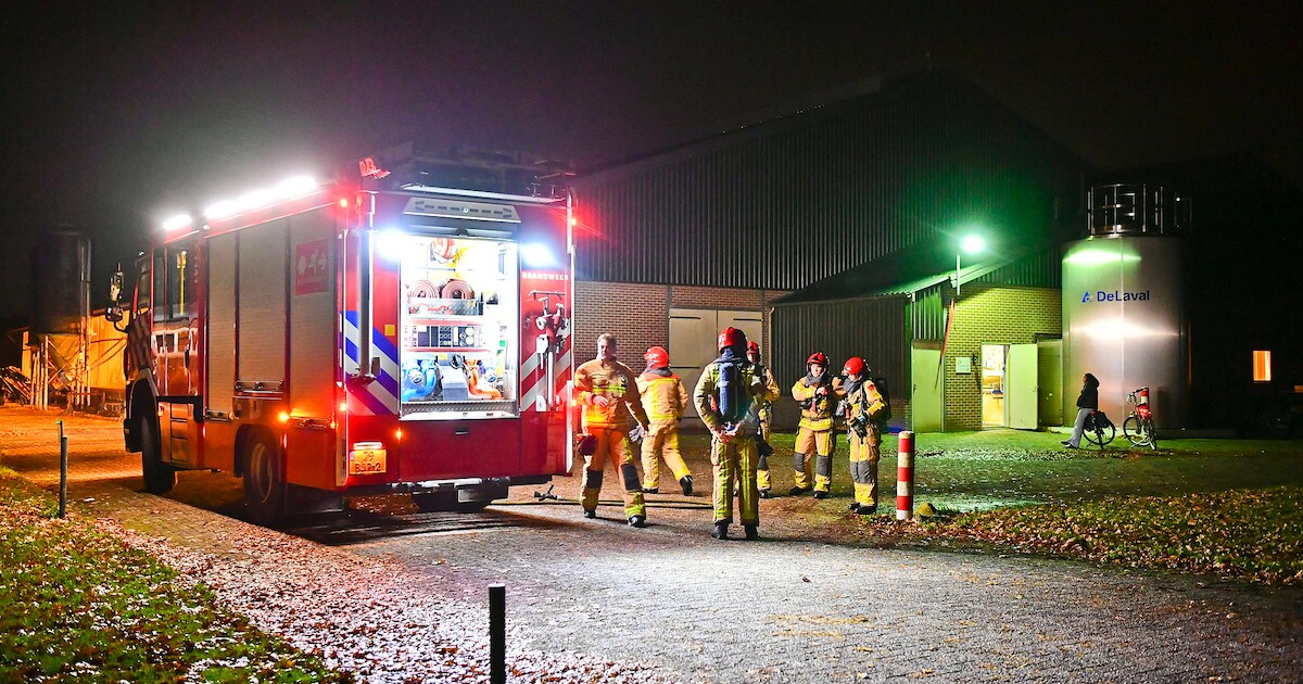 Explosie bij ongeluk tijdens werk op boerderij in Eersel | 112 nieuws Eersel