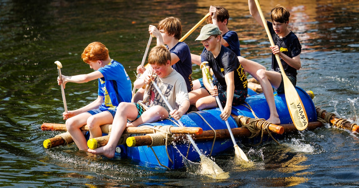 Pompen of verzuipen bij Vlottenrace in Piushaven