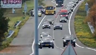 Flinke vertraging op A58 door ongeluk bij Tilburg