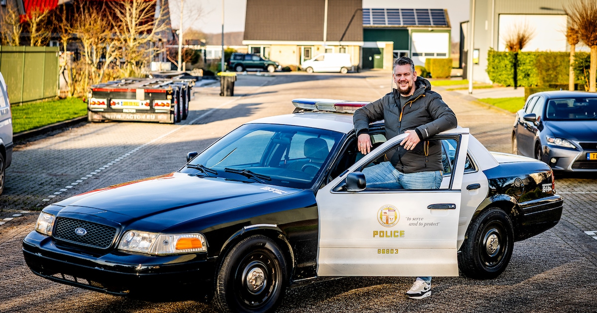 Andrew wil zieke kinderen rondrijden in klassieke Amerikaanse politiewagen: ‘Glimlach is onbetaalbaa