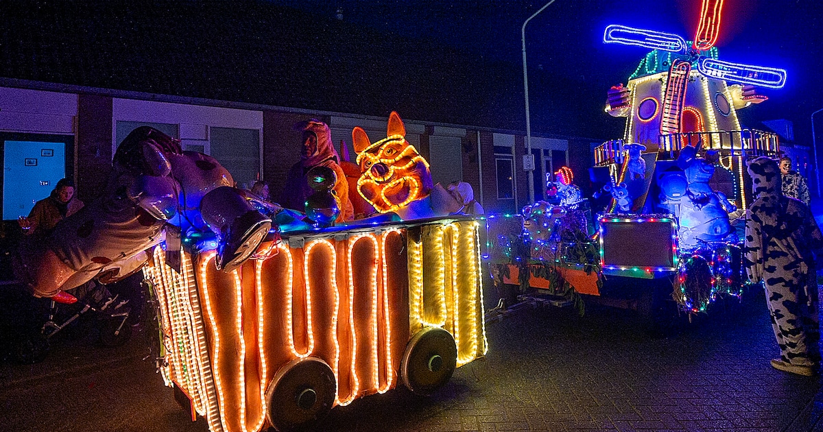 Lichtstoet trekt door Woensdrecht en Hoogerheide