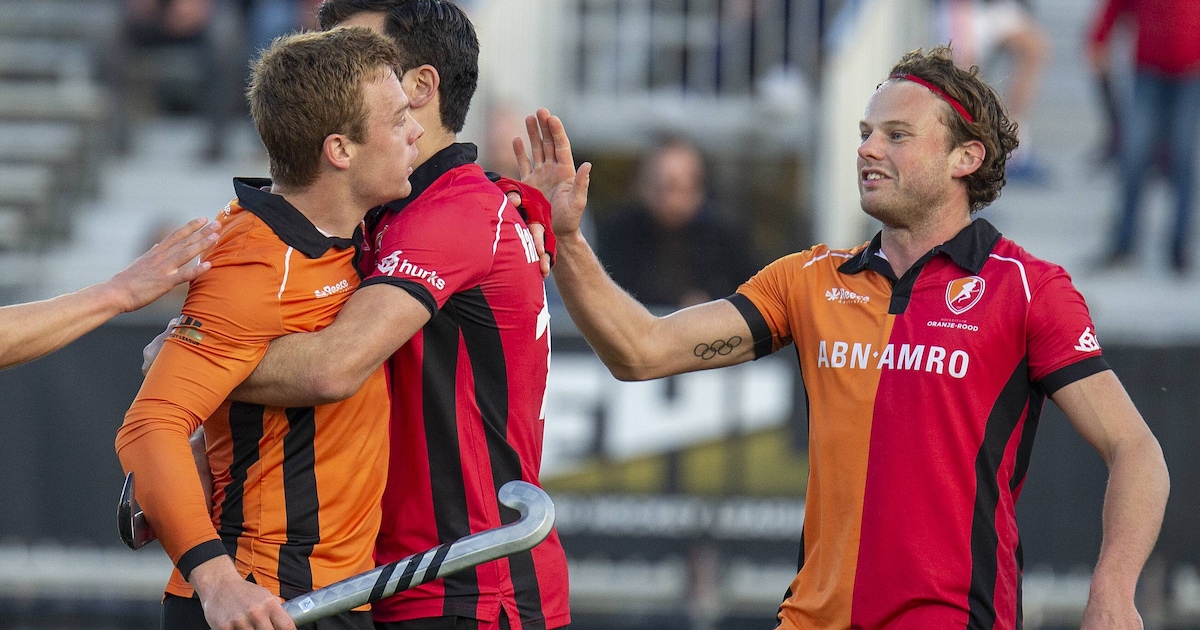 Winst Oranje-Rood op verliezersdag: hockeyers eindigen EHL als negende ...