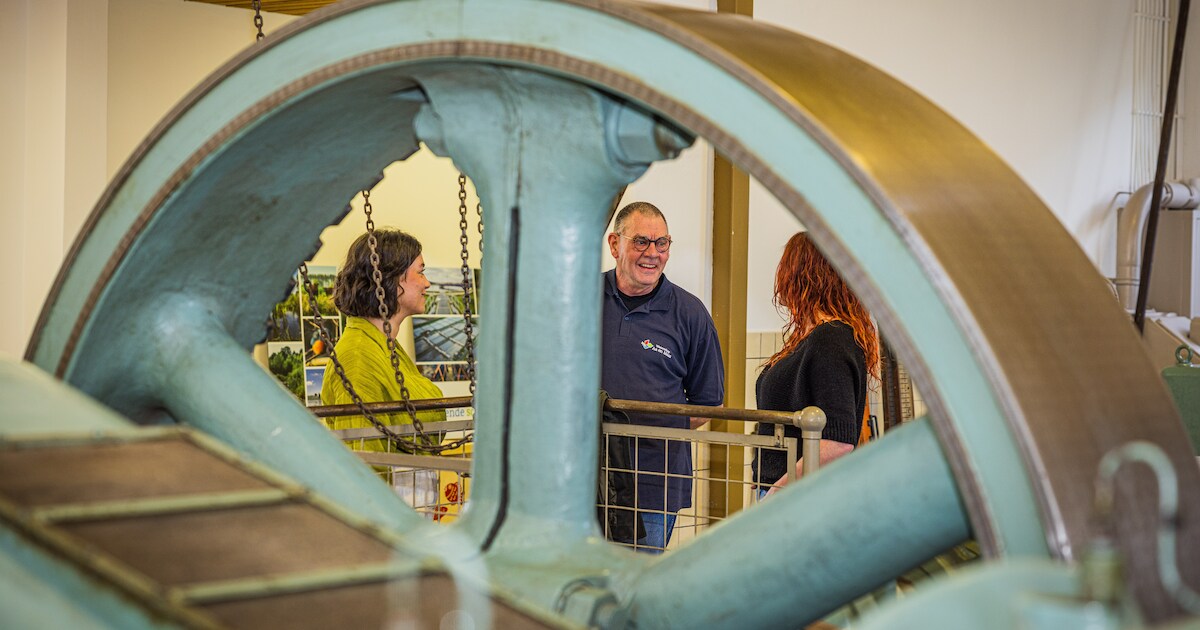 Maandelijks bezoek aan het gemaal in Grave