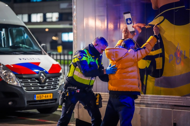 Er werden aanhoudingen verricht.