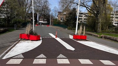 Toch weer (tijdelijk) tweerichtingsverkeer in Paradijslaan