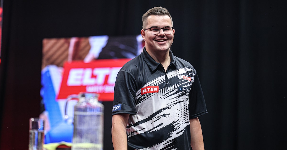 Gian van Veen droogt tegenstander in negen minuten (!) af op Euro Tour, Van Gerwen sneuvelt in Maast