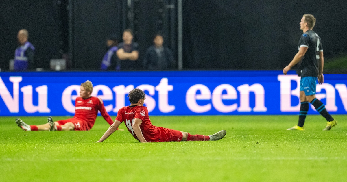 Een punt tegen de koploper, maar dubbel gevoel heerst bij Helmond Sport: ‘De zwakste eerste helft va