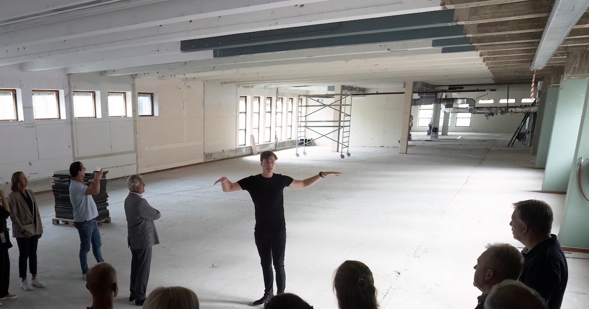 Kantoren, ateliers, maar ook expositieruimte en een ‘rave-kelder ...