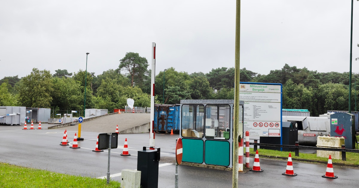Milieustraat Bergeijk tijdelijk gesloten