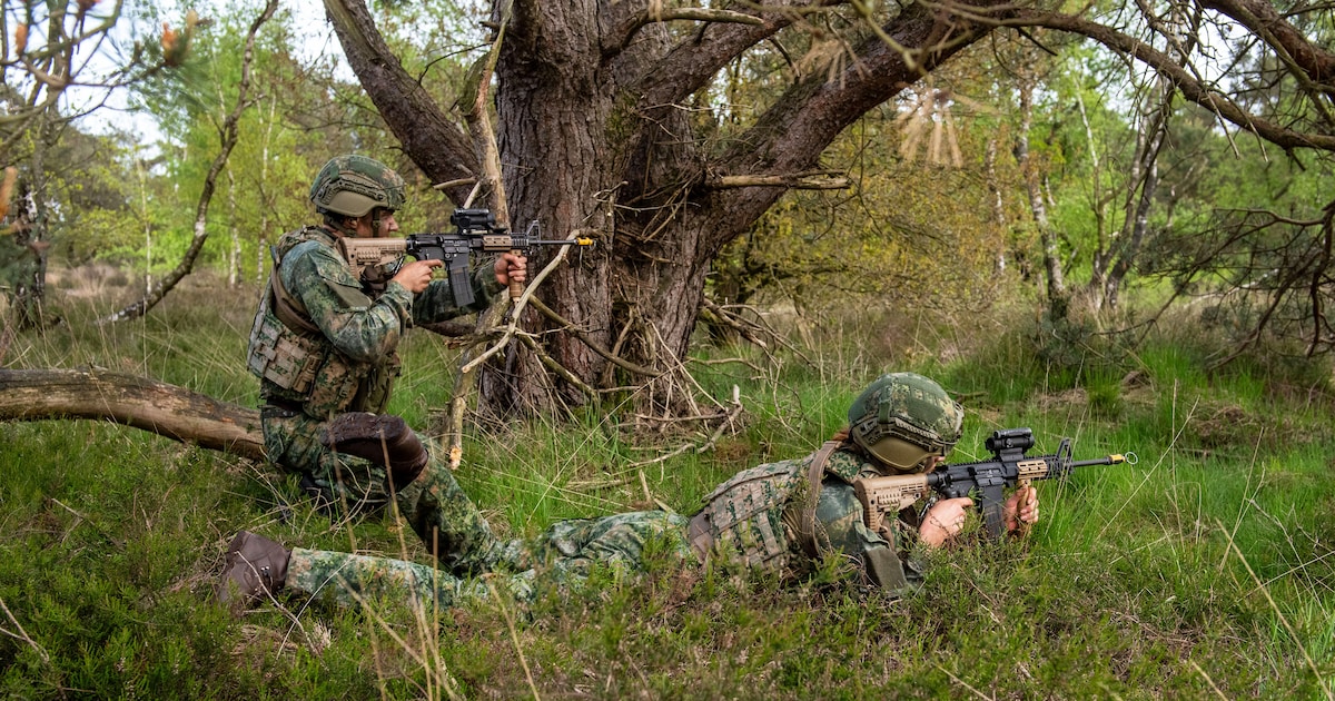 Militaire oefening in gemeente Deurne