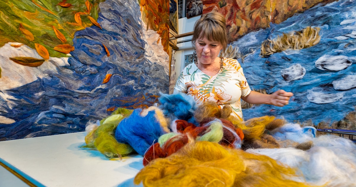 Kunst van wol maken: ‘Ik kleur niet binnen de lijntjes’ | Best ...