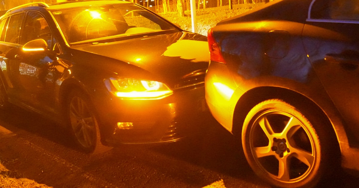 Kettingbotsing met vier auto’s in Lierop