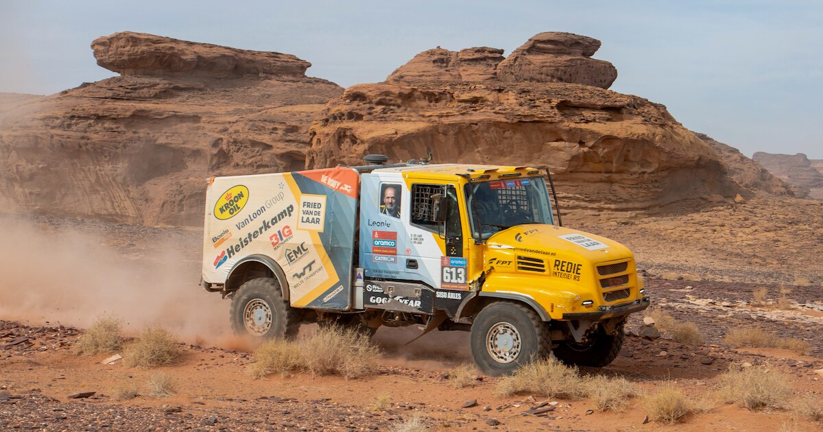 Truck van familie Van de Laar meldt zich vooraan in Dakar Rally: ‘De kers op de taart’