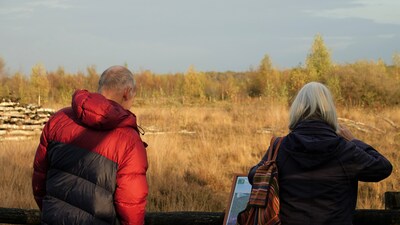 Peeltocht door hoogveengebied