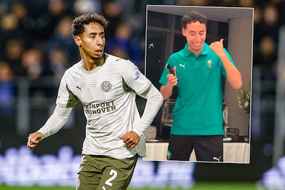 Hilariteit bij Marokkaanse selectie: debuterende PSV-verdediger moet liedje zingen voor de groep