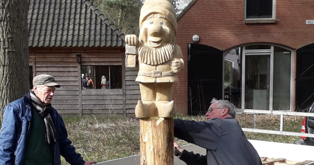 Voor derde keer kabouter gestolen bij Bosschuur De Meren in Wintelre