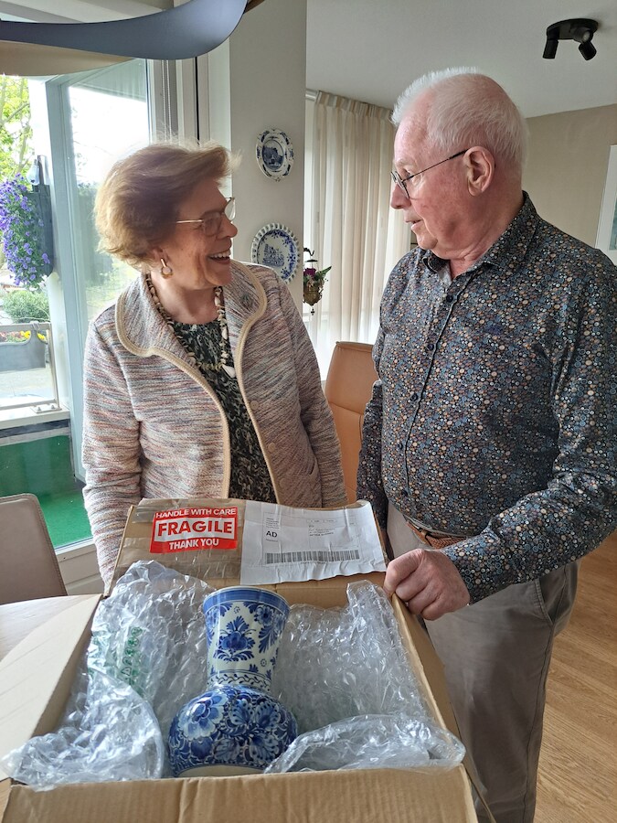 Erfstuk dat per ongeluk naar de kringloop werd gebracht, is terug bij ...
