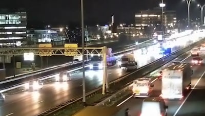 Ongeval op de A2 bij Eindhoven zorgt voor lange file